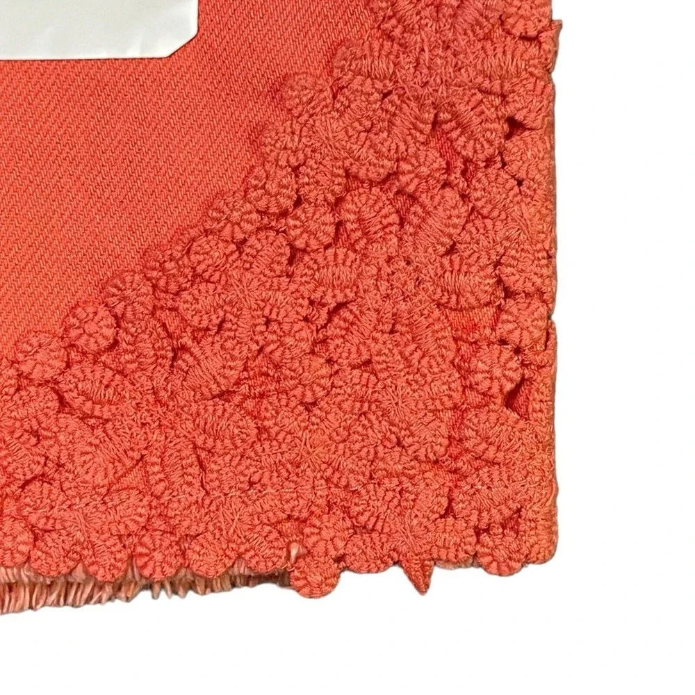 Old Navy Mini Short Girls 10 Regular‎ Coral  Lace Crochet Frayed Boho NEW Beachy